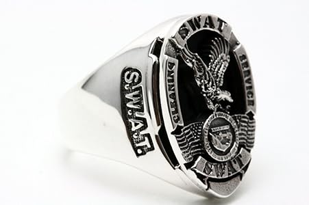 シルバー925無垢【新品】US SWAT カレッジリングsilver925本物 Amazon | US・SWATカレッジリング【25号】ring175（シルバー